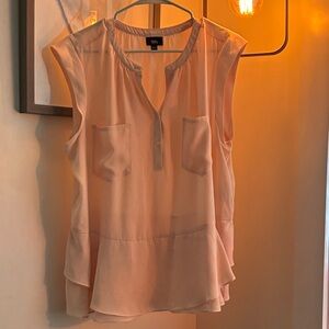 Mossimo Supply Co. Pink Sleeveless Blouse